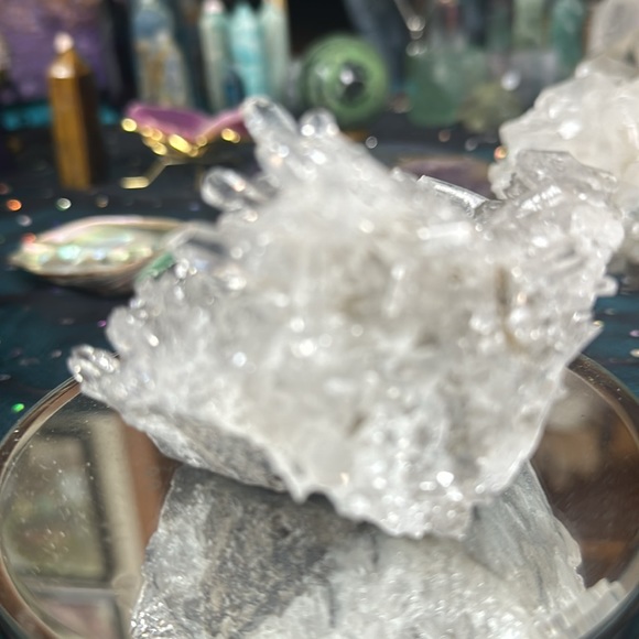 Stunning, quartz, needle cluster extremely transparent, 219 g - Picture 4 of 6